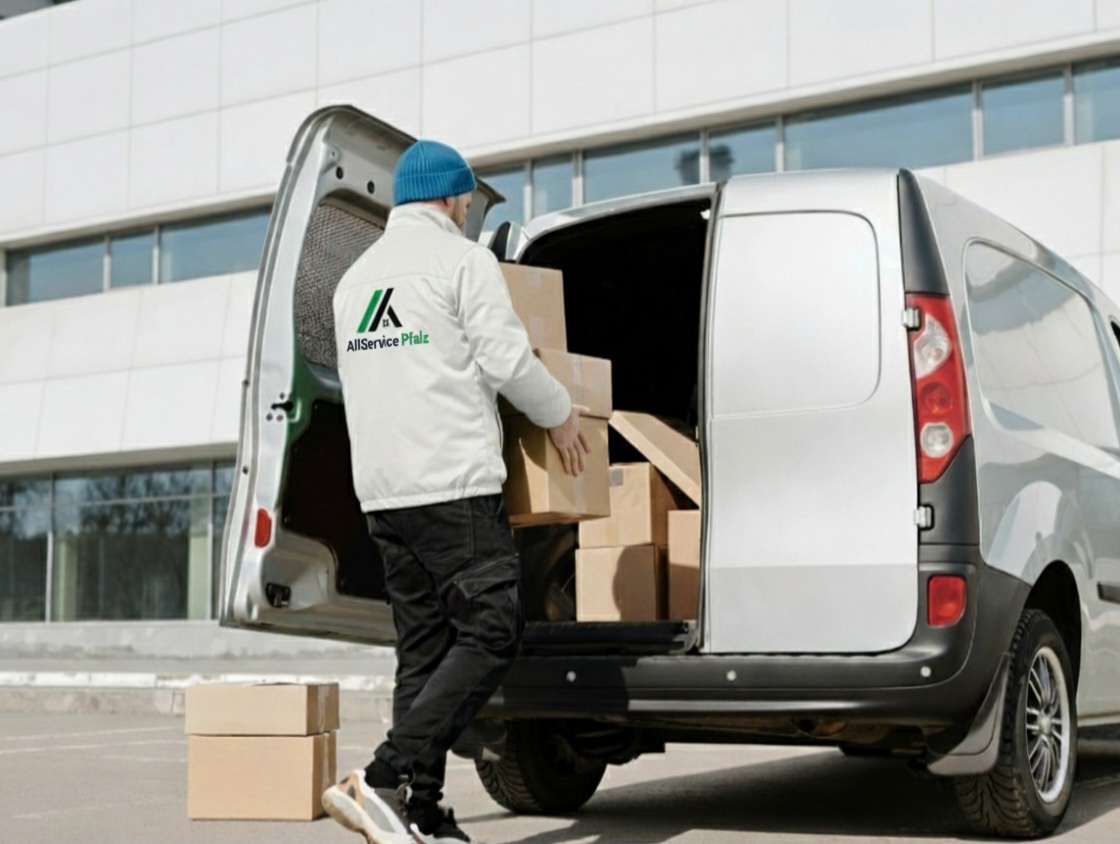 AllService Pfalz Mitarbeiter beim professionellen Service